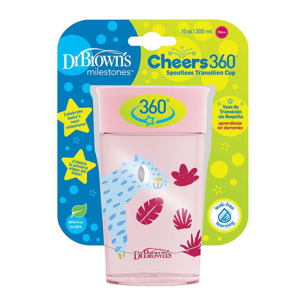 Vaso Cheers 360 10 Onzas Rosado - Glam Babies GT