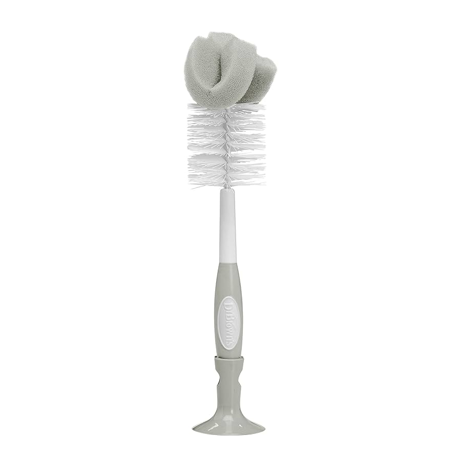 Cepillo Para Limpiar Biberones Gris - Glam Babies GT