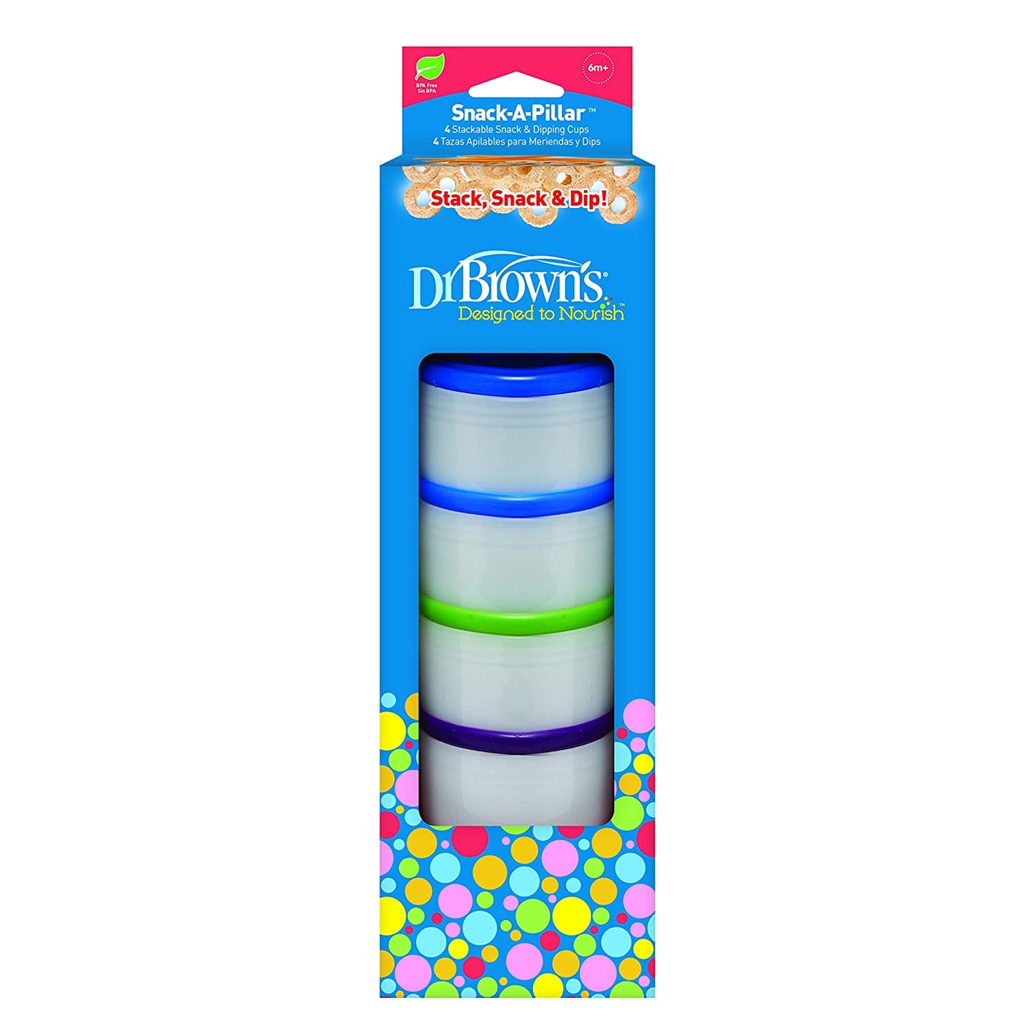 Snack A pillar Dipping Cups (Tazas Apilables) - Glam Babies GT