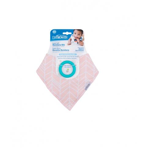 Bandana Con Mordedor Rosada - Glam Babies GT