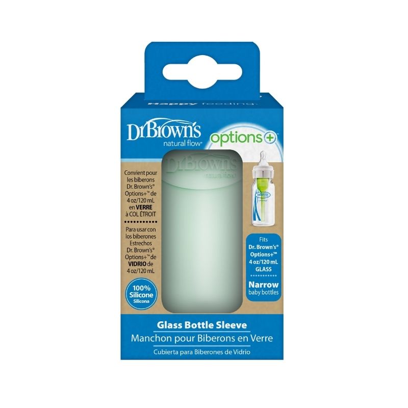 Protector de silicon para biberón de vidrio 4 onzas - Glam Babies GT