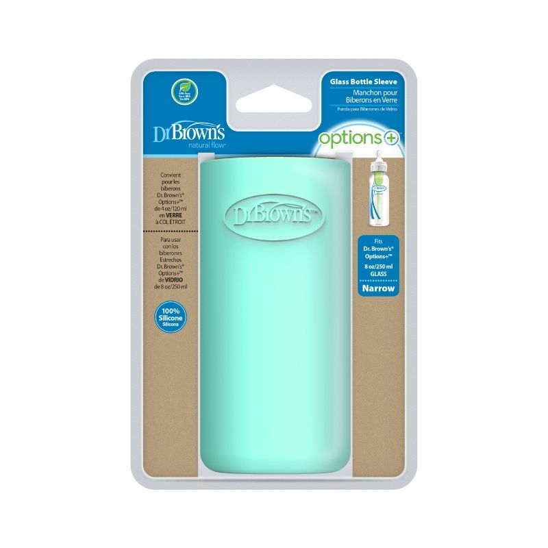 Protector de silicon para biberón de vidrio 8 onzas - Glam Babies GT