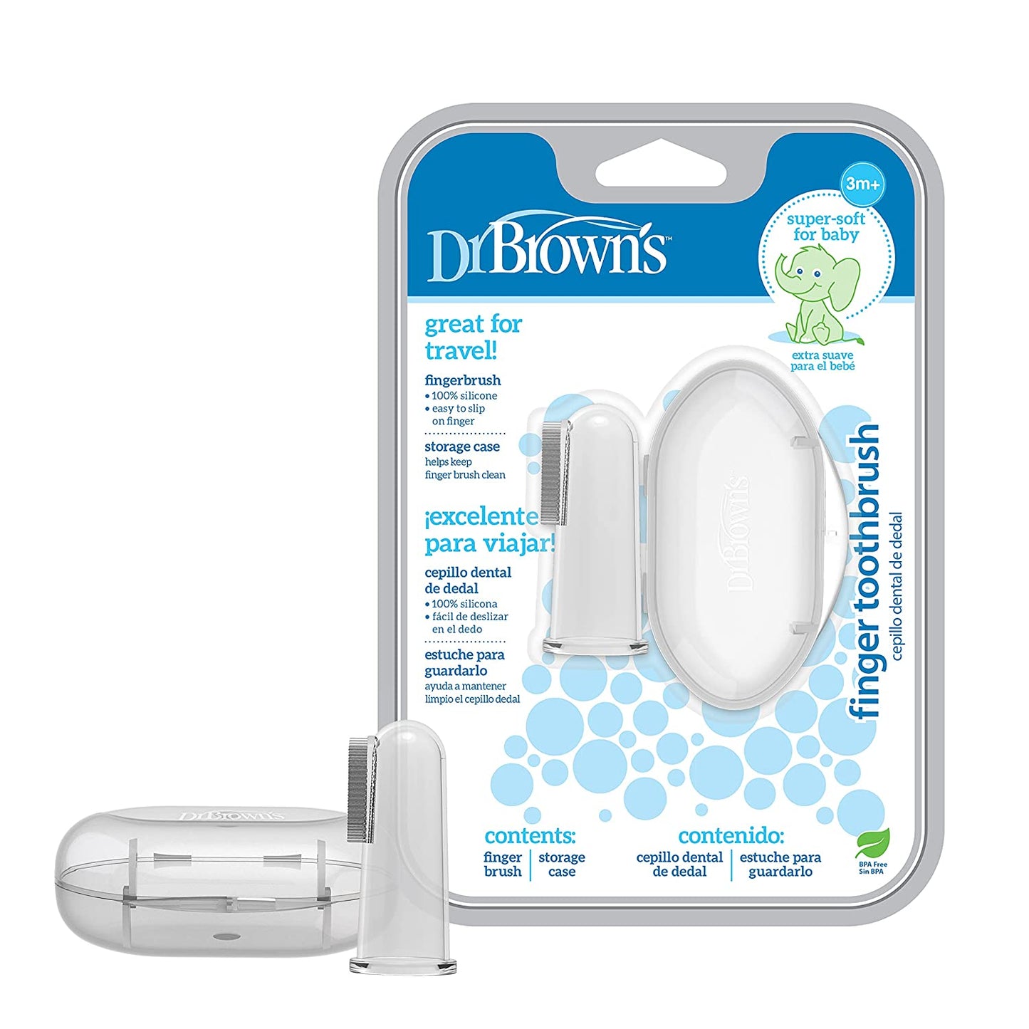Cepillo de Dientes de Silicón Con Estuche - Glam Babies GT