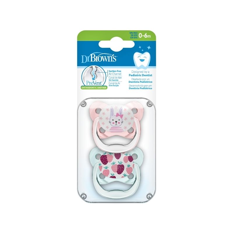 Chupete PreVent etapa 1 Rosado - Glam Babies GT