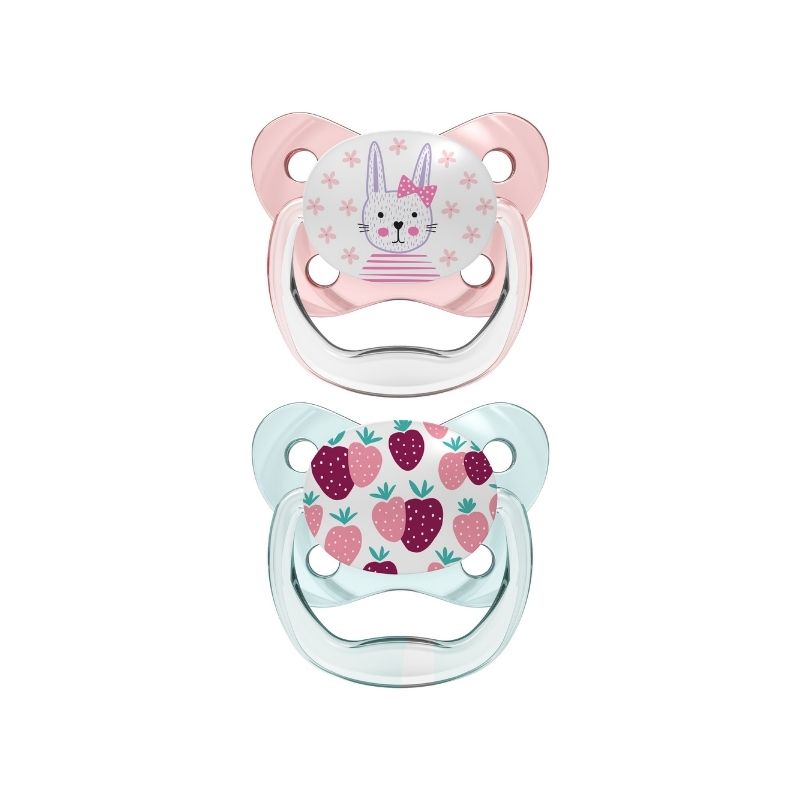 Chupete PreVent etapa 1 Rosado - Glam Babies GT