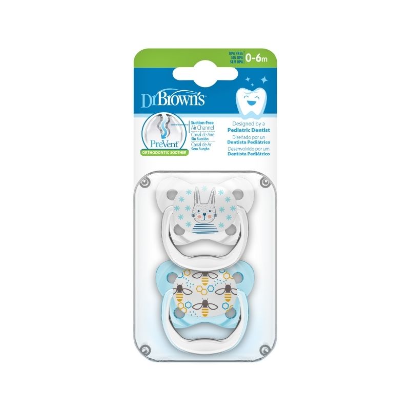 Chupete PreVent etapa 1 Azul - Glam Babies GT
