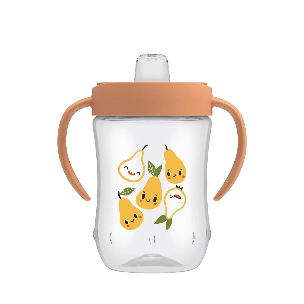 Vaso de Transición Con Boquilla 9 onzas diseño de peras