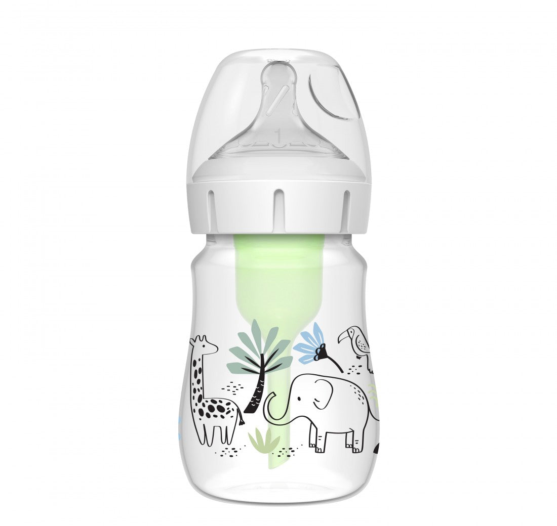 Biberón Con Diseño Jungla 5 onzas Dr. Browns Options+ - Glam Babies GT