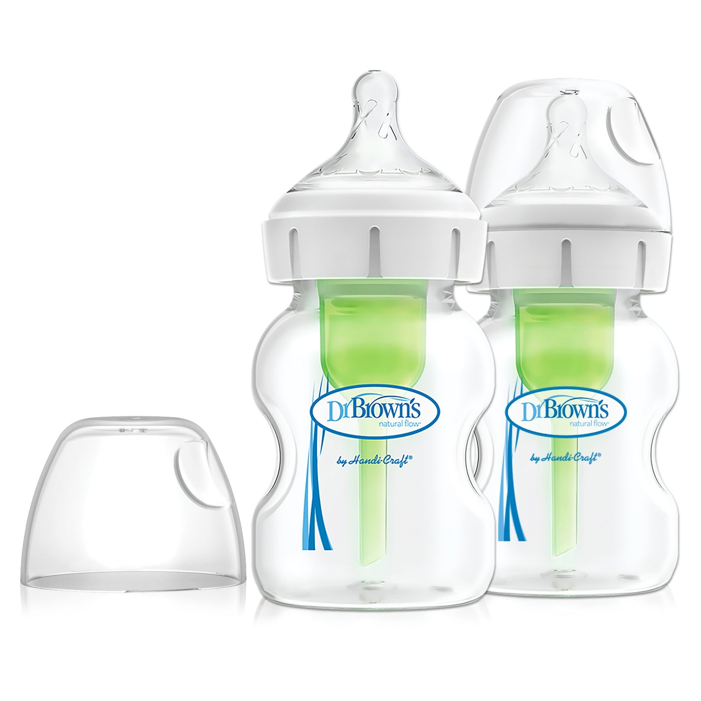 Dúo de Biberones 5 onzas Options+ Cuello ancho - Glam Babies GT