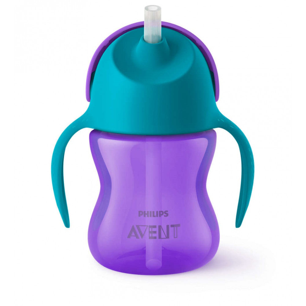 Vaso Con Pajilla Morado y Turquesa - Glam Babies GT