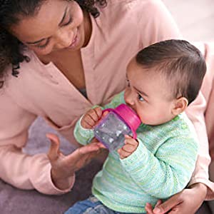 Vaso Con Boquilla Blanda Rosado 7 onzas - Glam Babies GT