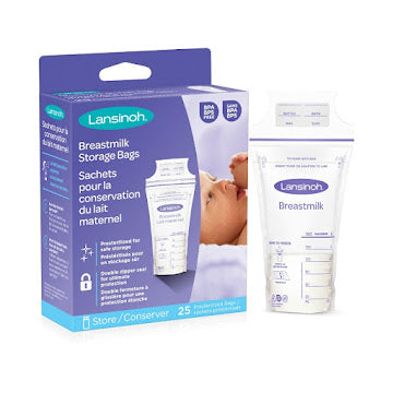 Bolsas Para Almacenar Leche Materna Lansinoh 25 Unidades - Glam Babies GT