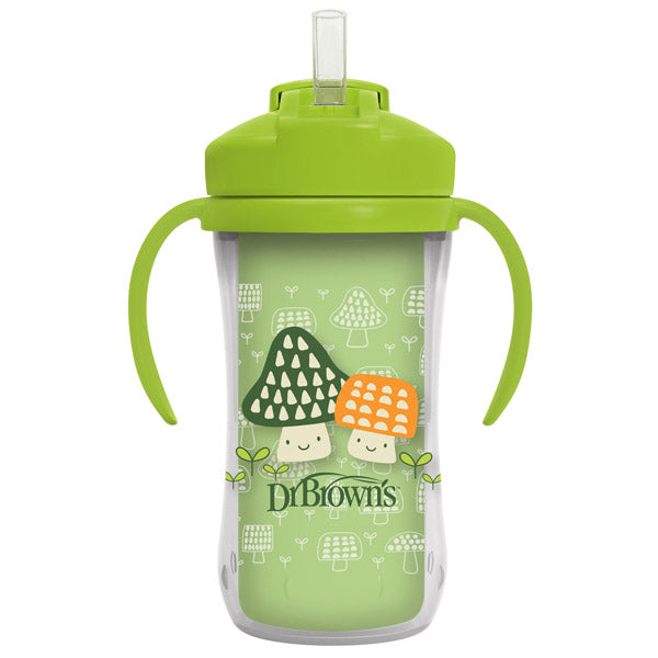 Vaso Térmico Con Pajilla 10 onzas verde - Glam Babies GT