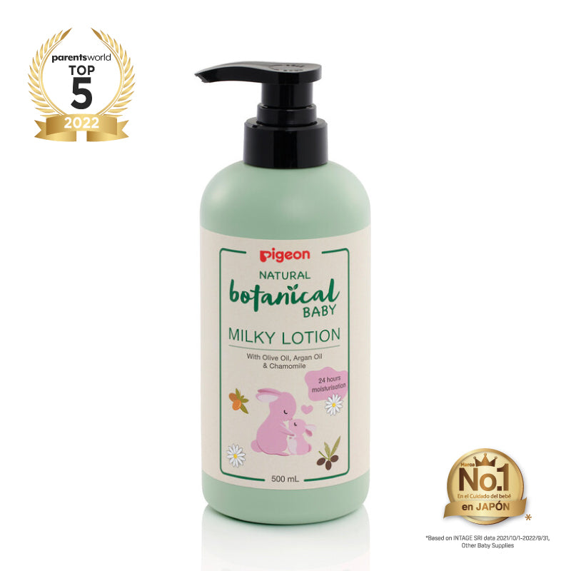 Natural Botanical Baby – Milky Lotion 500ml - Glam Babies GT
