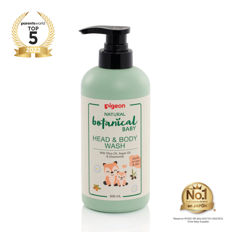 Natural Botanical Baby – Head & body Wash 500ml - Glam Babies GT