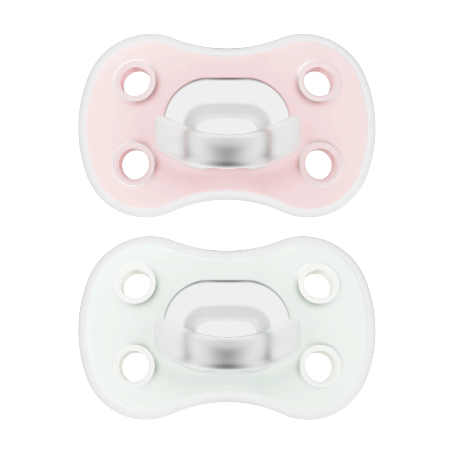 Chupete Advantage de Silicón Nivel 1  Rosa y Menta