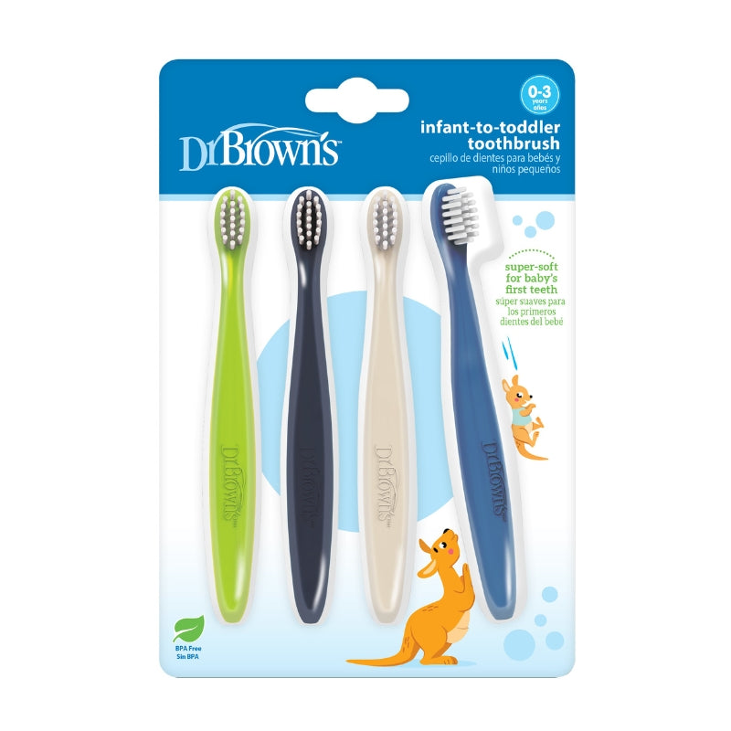 Set de 4 Cepillos de Dientes para niño - Glam Babies GT