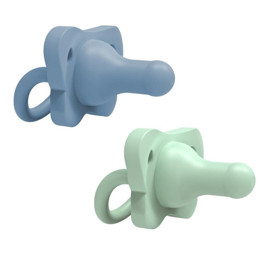Chupetes Happy Paci Azul y Verde - Glam Babies GT