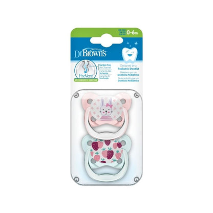 Chupete PreVent etapa 1 Rosado - Glam Babies GT