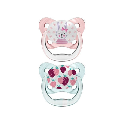 Chupete PreVent etapa 1 Rosado - Glam Babies GT