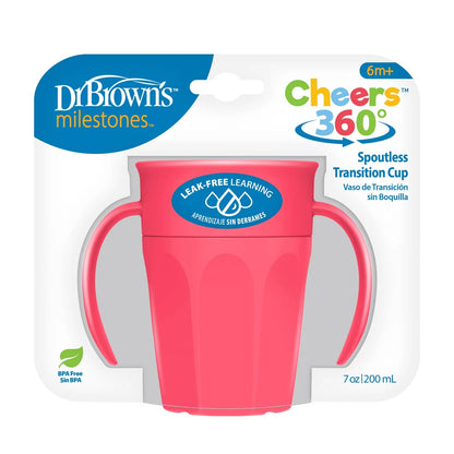 Vaso Cheers 360 de 7 onzas Color Rosado