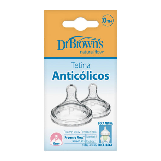 Paquete de tetinas cuello ancho Preemie - Glam Babies GT