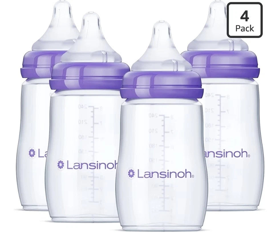 4 Pack de Biberones Lansinoh 8 onzas