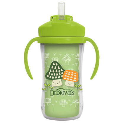 Vaso Térmico Con Pajilla 10 onzas verde - Glam Babies GT