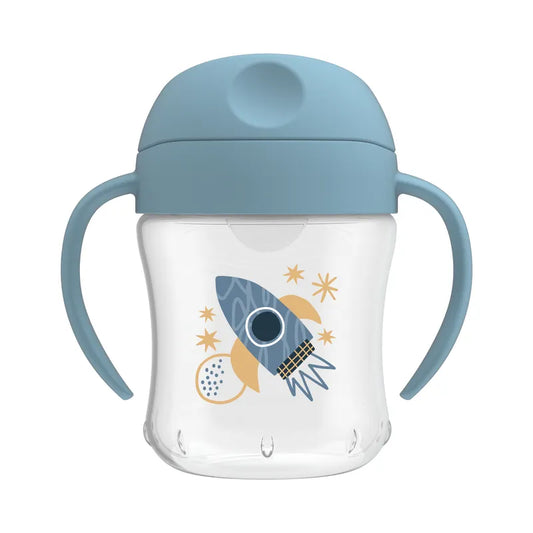 Vaso de Transición  con Boquilla 6 onzas Azul - Glam Babies GT